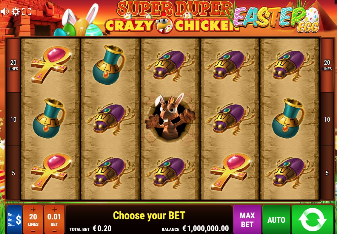  Super Duper Crazy Chicken Easter Egg by Gamomat
