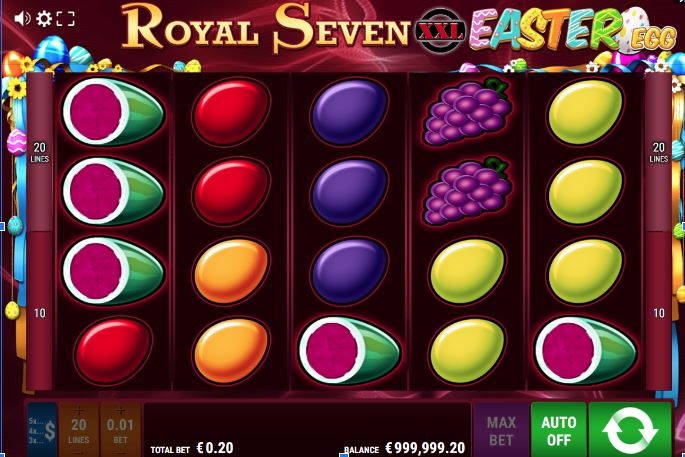 Royal Seven XXL Easter Egg by Gamomat