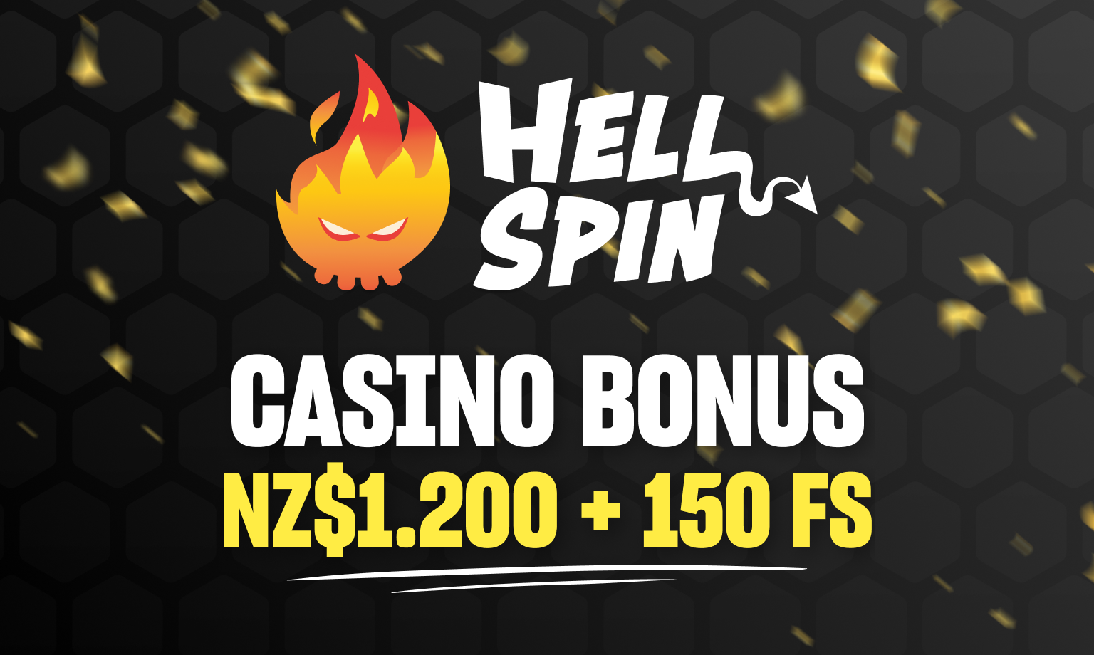 HellSpin Casino NZ 🎖️ $1,200 Bonus + 150 FS